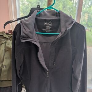 L.L. Bean Black and Gray Lightweight Jacket